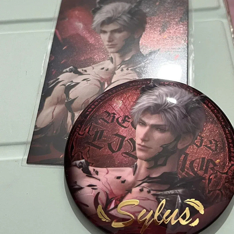 Love and Deepspace Flash Badge Blind Box Design, Caleb, Rafayel, Xavier, Zayne Badge PVC Cards