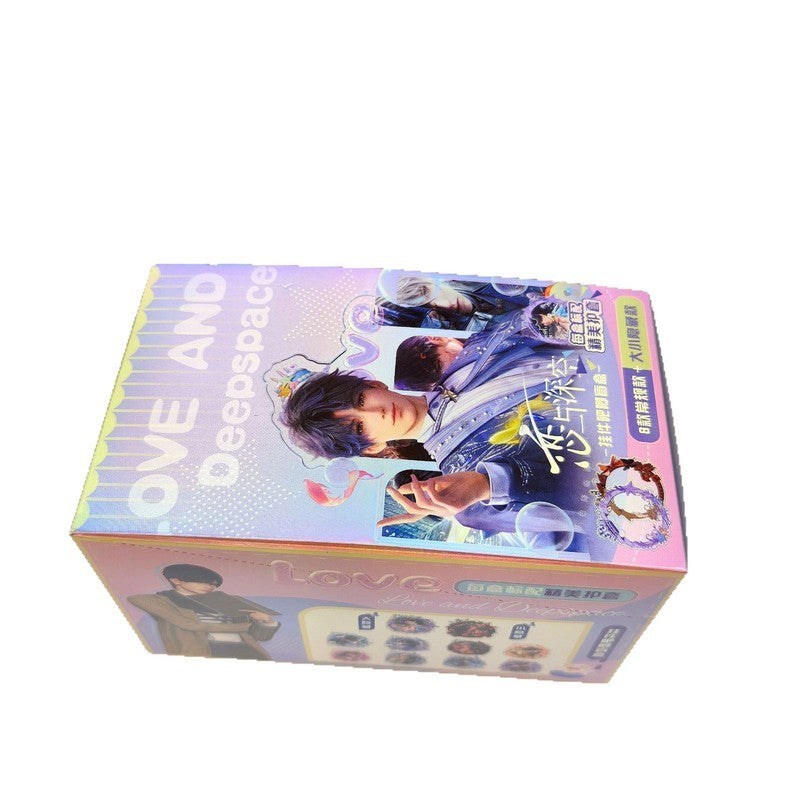 Love and Deepspace Blind Box Set Badge & Keychain Pins (Full Box of 10) | Mystery Game Gifts