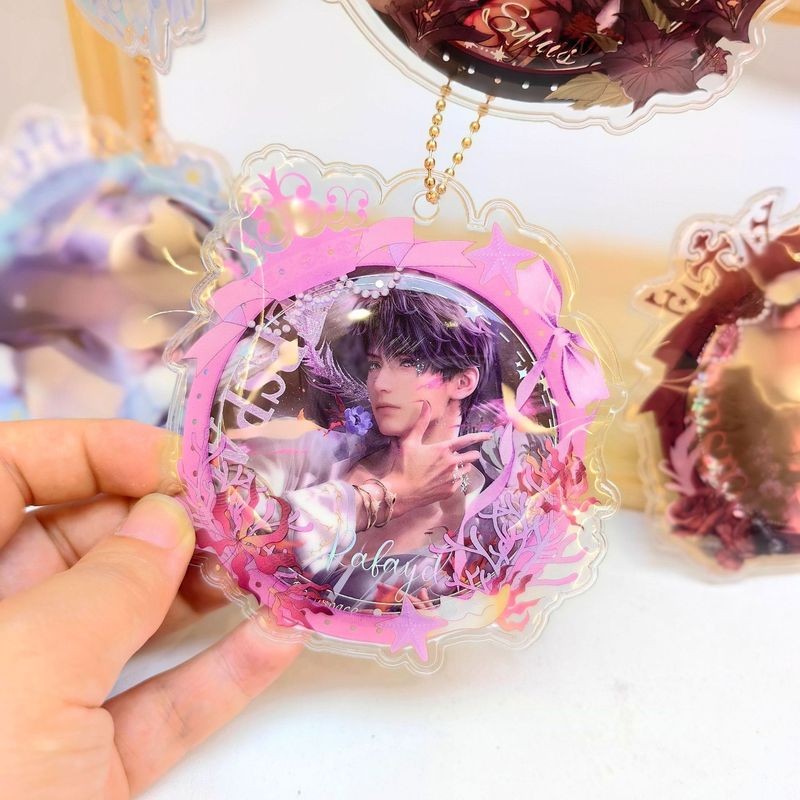 Love and Deepspace Blind Box Set Badge & Keychain Pins (Full Box of 10) | Mystery Game Gifts