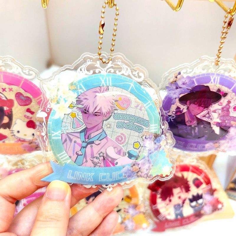 Set de caja ciega Link Click: llaveros con dijes (caja completa de 10) | Regalo de merchandising de anime misterioso