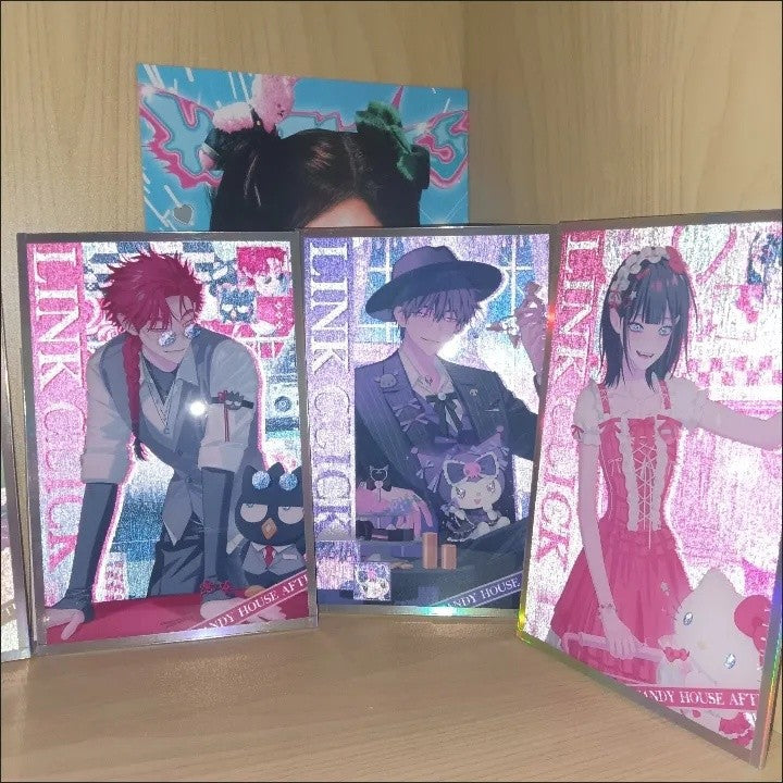 Link Click Γ Sanrio Shikishi Board β Lu Guang, Cheng Xiaoshi, Qiao Ling, Liu Xiao, Vein | Glitter Mini Artboard for Desk or Wall Decor