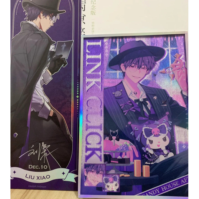 Link Click Γ Sanrio Shikishi Board β Lu Guang, Cheng Xiaoshi, Qiao Ling, Liu Xiao, Vein | Glitter Mini Artboard for Desk or Wall Decor