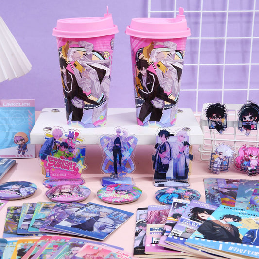 Link Click Surprise Bucket Blind Box  Creative Anime Mini Goods Gacha Can | Theme Gift Set