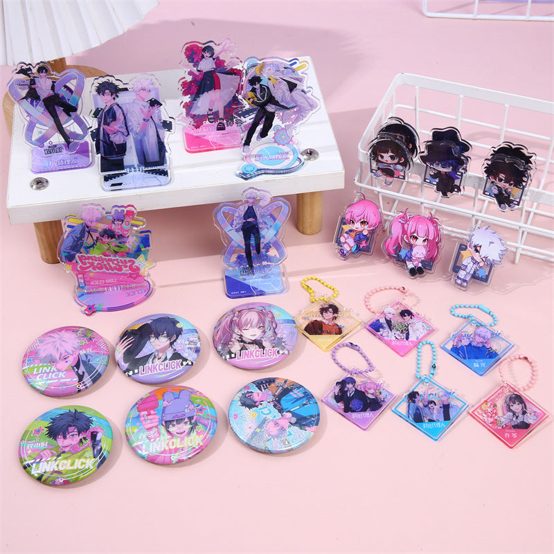 Link Click Surprise Bucket Blind Box  Creative Anime Mini Goods Gacha Can | Theme Gift Set