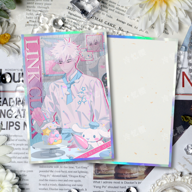 Link Click × Sanrio Shikishi Board – Lu Guang, Cheng Xiaoshi, Qiao Ling, Liu Xiao, Vein | Glitter Mini Artboard for Desk or Wall Decor