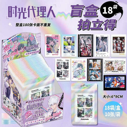 Link Click Blind Box – Polaroid-Style Instant Photo Cards featuring Charles Lucas CV & Qiao Ling  180 Unique Cards in Total – Anime-Themed Collectible Photos for Fans