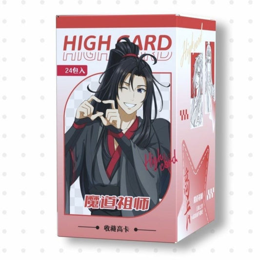Mo Dao Zu Shi Blind Box Cards Grandmaster of Demonic Cultivation 24 Packs per Box, Double-Sided Collectible Cards (8.5 × 5.4 cm)
