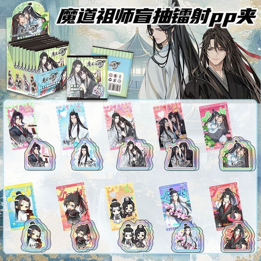 Grandmaster of Demonic Cultivation Blind Box Acrylic PP Clip + PVC Card Set Mo Dao Zu Shi Anime Gifts
