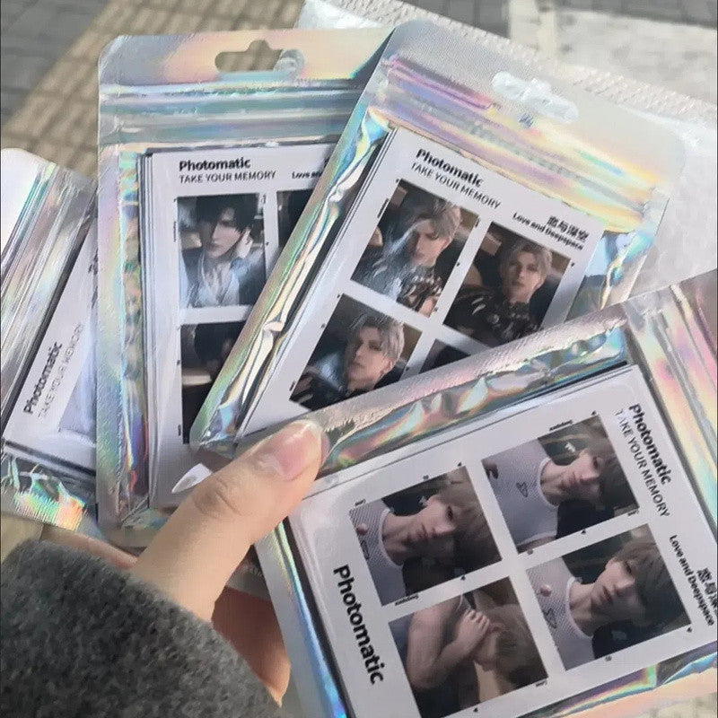 Love and Deepspace Instant Photo Card Blind Box, 180 Unique Cards, Qin Che, Rafayel, Zayne, Xavier